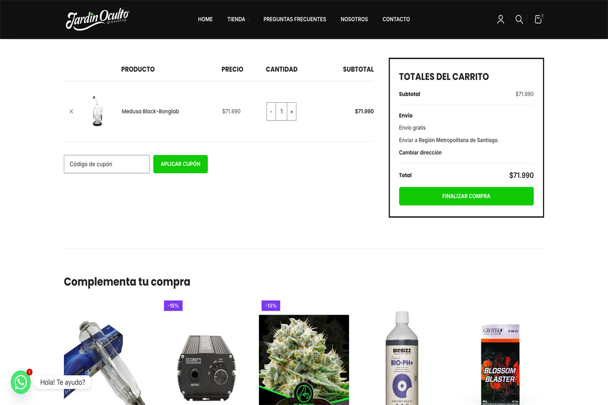 Jardín Oculto Growshop