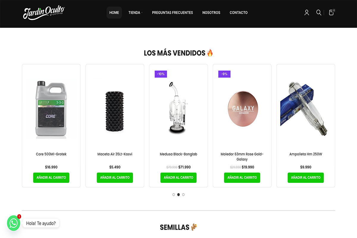 Jardín Oculto Growshop